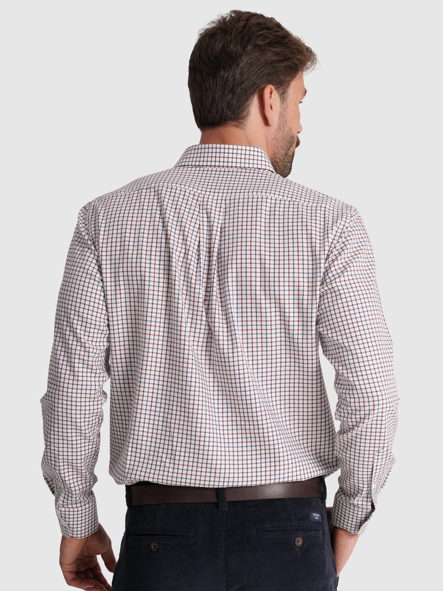 CAMISA ALGODÓN VERDE MANGA LARGA REGULAR FIT MR. AZUL