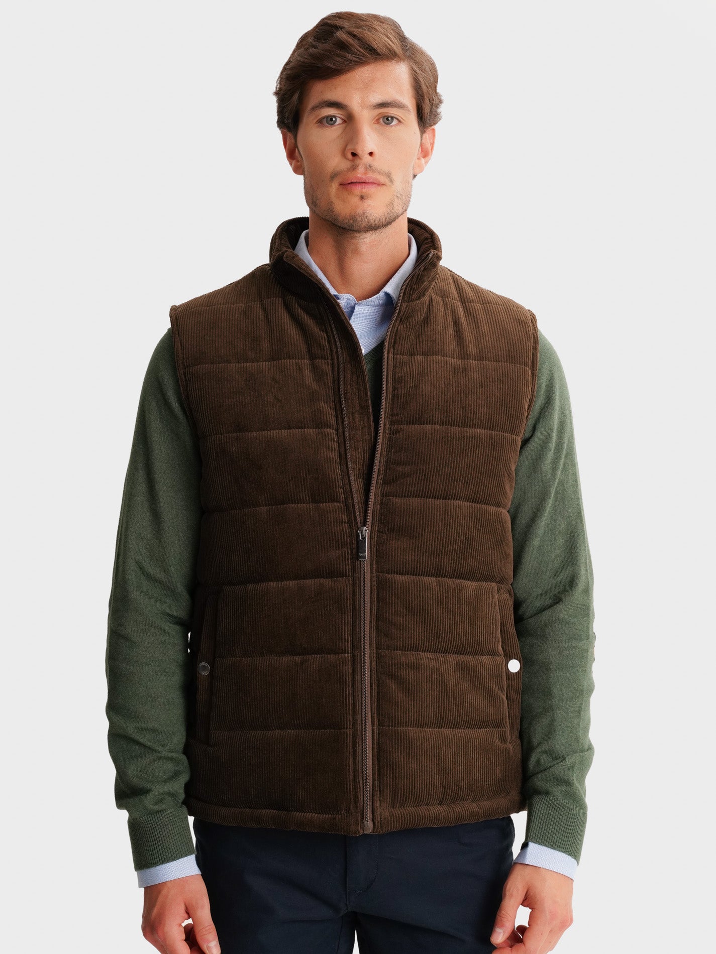 BROWN JACKET REGULAR FIT MR. BLUE