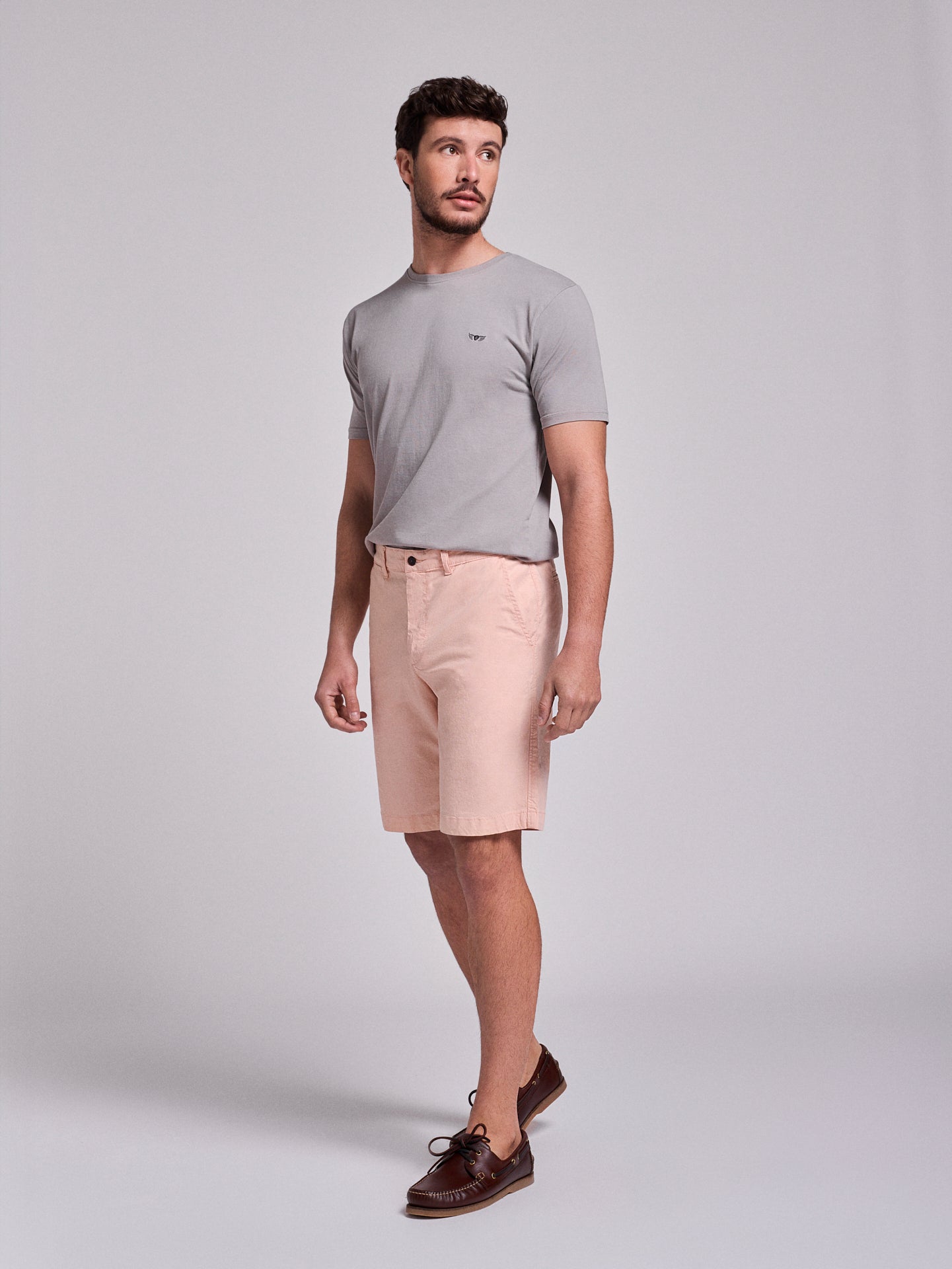 BERMUDA ALGODÃO LARANJAS REGULAR FIT MR. BLUE