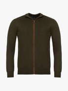 GREEN CASHMERE PULLOVER WITH REGULAR FIT MR ELBOW PADS. BLUE