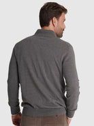 GRAY CASHMERE PULLOVER LONG SLEEVE REGULAR FIT MR. BLUE