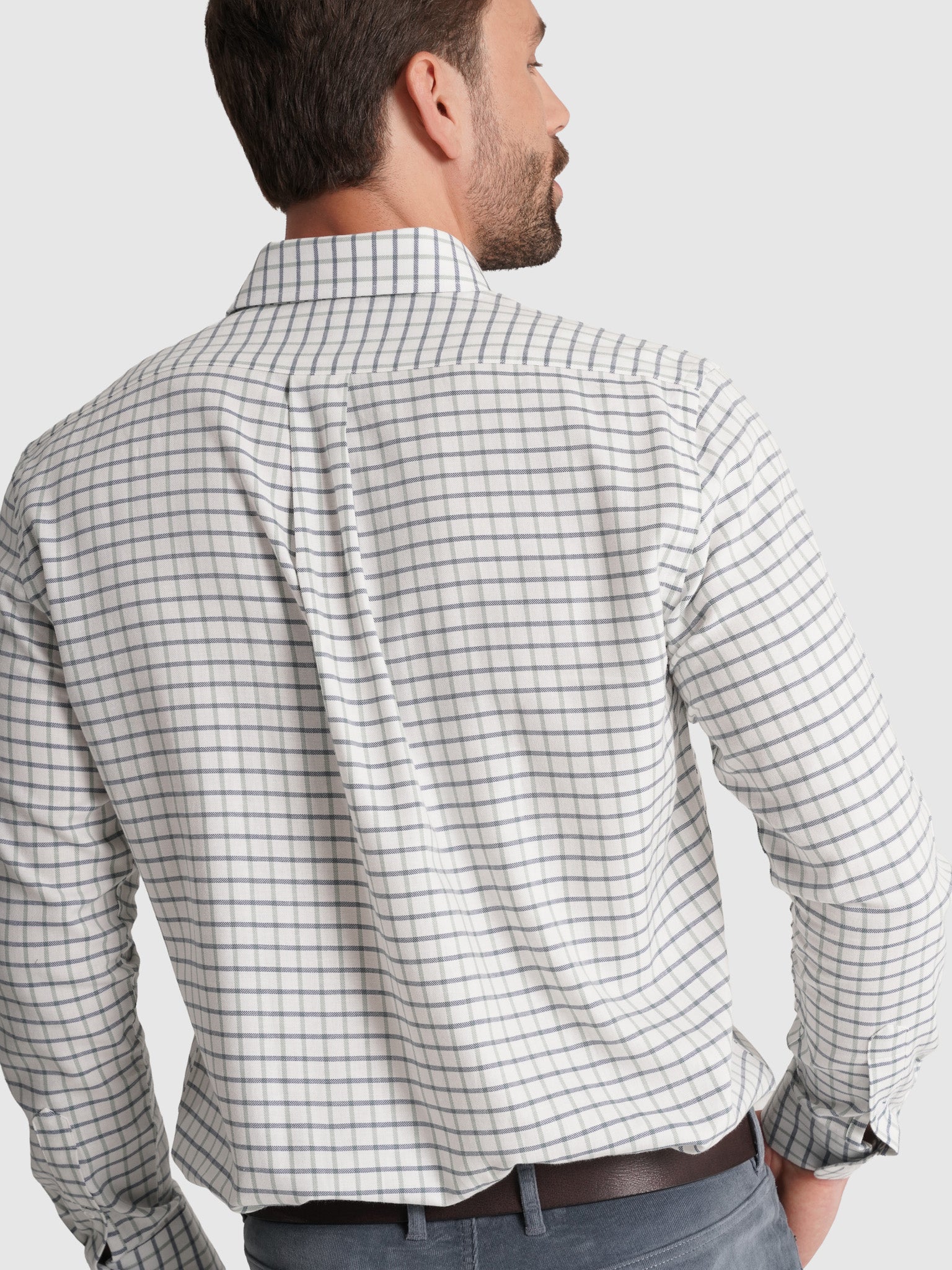 BLUE FLANNEL SHIRT LONG SLEEVE REGULAR FIT MR. BLUE