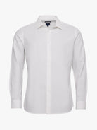 WHITE COTTON SHIRT LONG SLEEVE REGULAR FIT MR. BLUE
