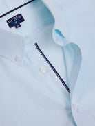 GREEN COTTON SHIRT LONG SLEEVE REGULAR FIT MR. BLUE