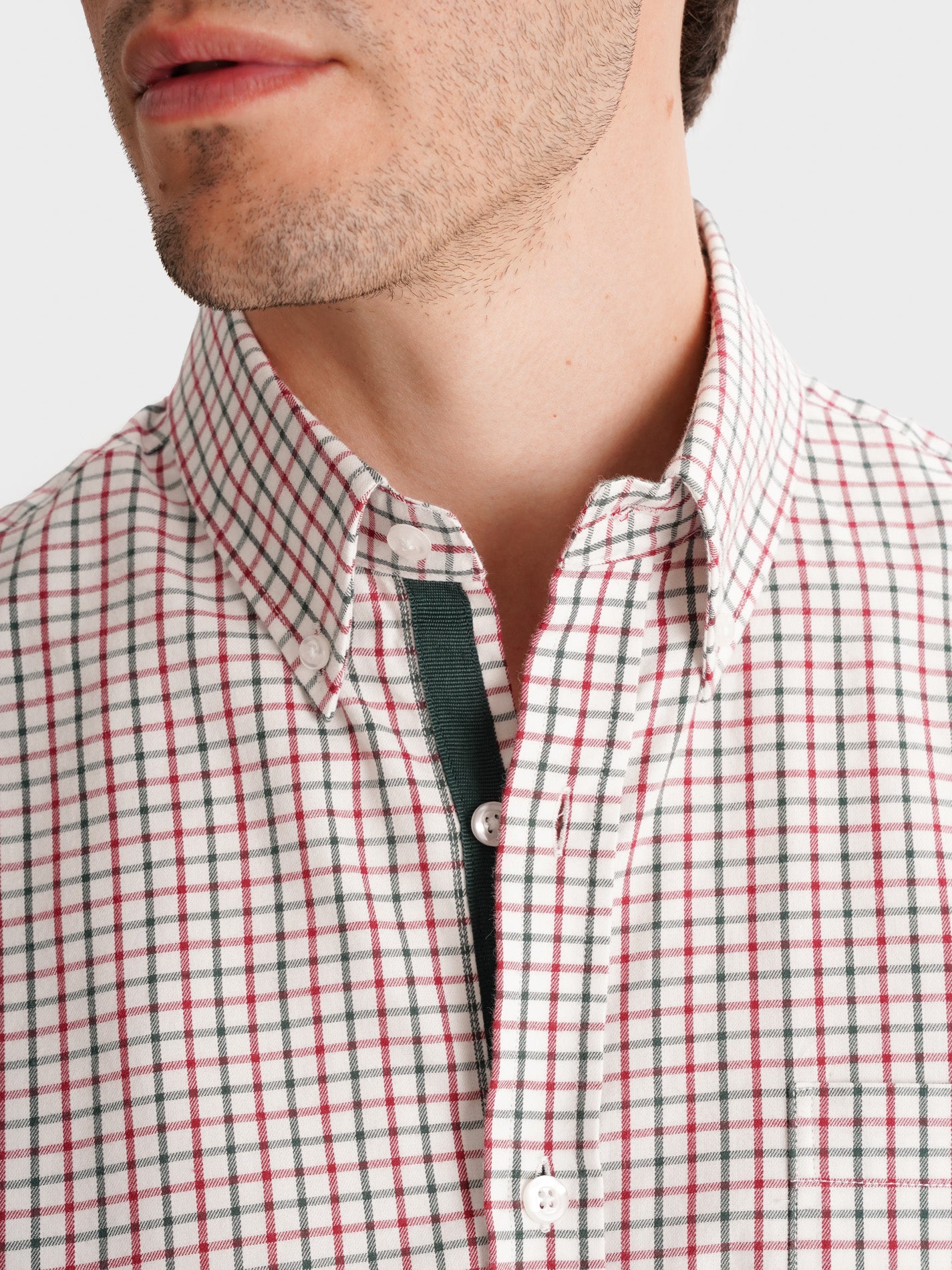 GREEN REGULAR FIT MR SHIRT. BLUE