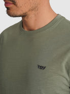 CAMISETA VERDE MANGA CORTA REGULAR FIT MR. AZUL