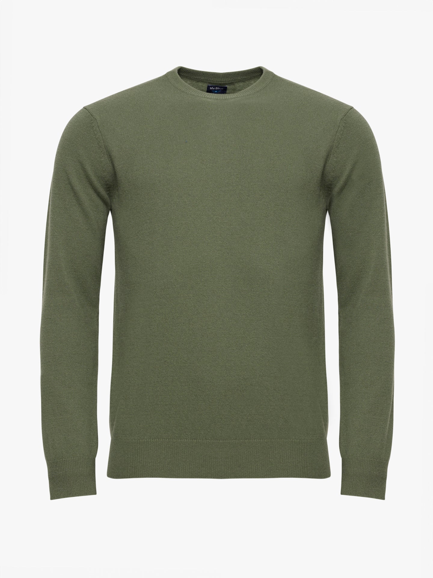 JERSEY FINO VERDE MANGA LARGA AJUSTE REGULAR MR. AZUL