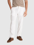 CALÇAS BRANCAS REGULAR FIT MARK BELLUCCI