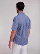 BLUE COTTON SHIRT SHORT SLEEVE REGULAR FIT MR. BLUE
