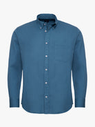 BLUE COTTON SHIRT LONG SLEEVE REGULAR FIT MR. BLUE