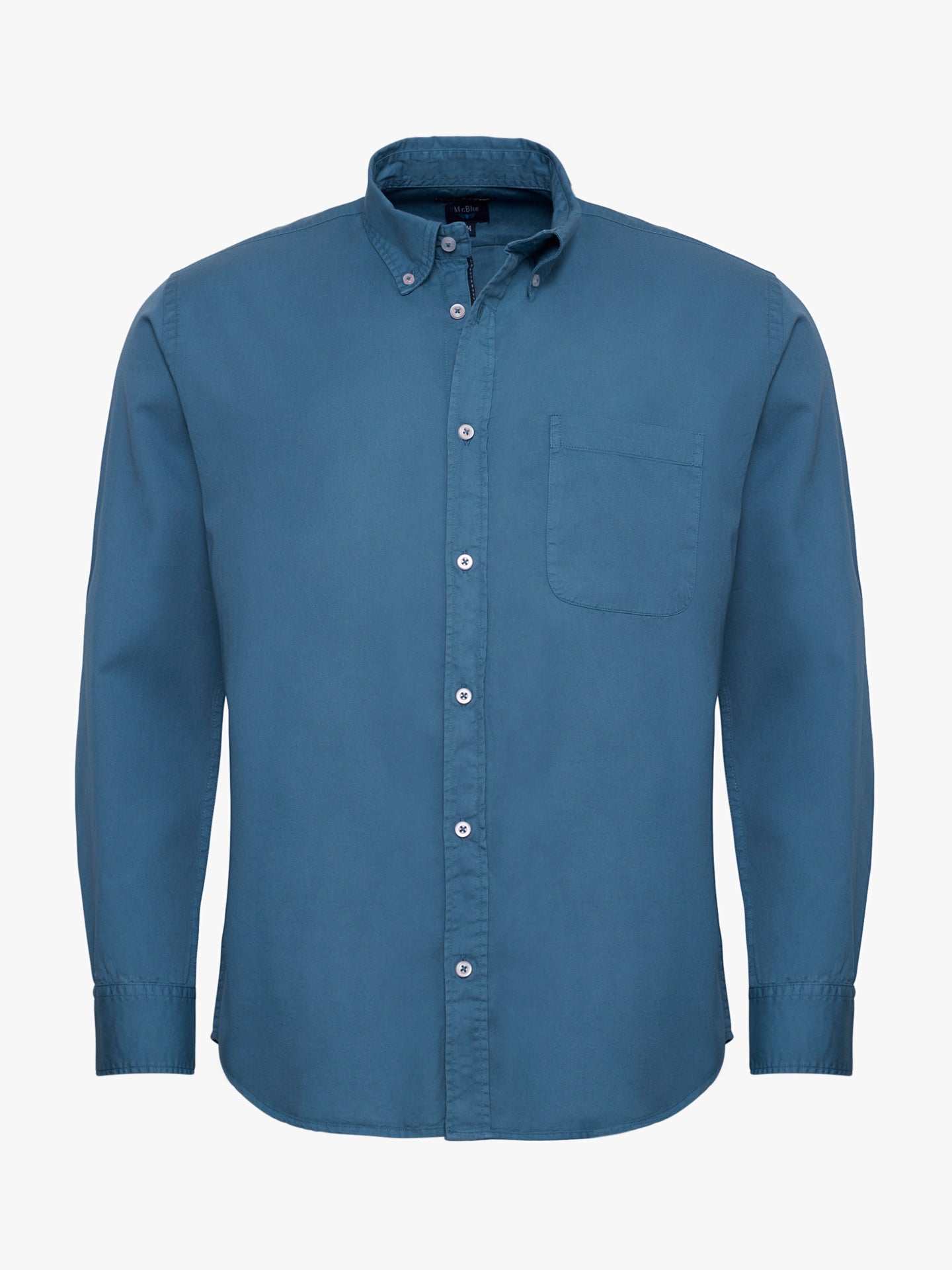 BLUE COTTON SHIRT LONG SLEEVE REGULAR FIT MR. BLUE