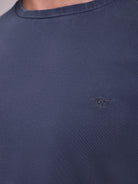 T-SHIRT ALGODÃO AZUL MANGA CURTA REGULAR FIT MR. BLUE