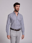 BLUE COTTON SHIRT LONG SLEEVE REGULAR FIT MR. BLUE