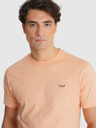 CAMISETA NARANJA MANGA CORTA REGULAR FIT MR. AZUL