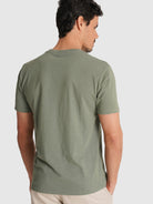 CAMISETA VERDE MANGA CORTA REGULAR FIT MR. AZUL