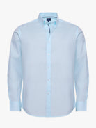 GREEN COTTON SHIRT LONG SLEEVE REGULAR FIT MR. BLUE