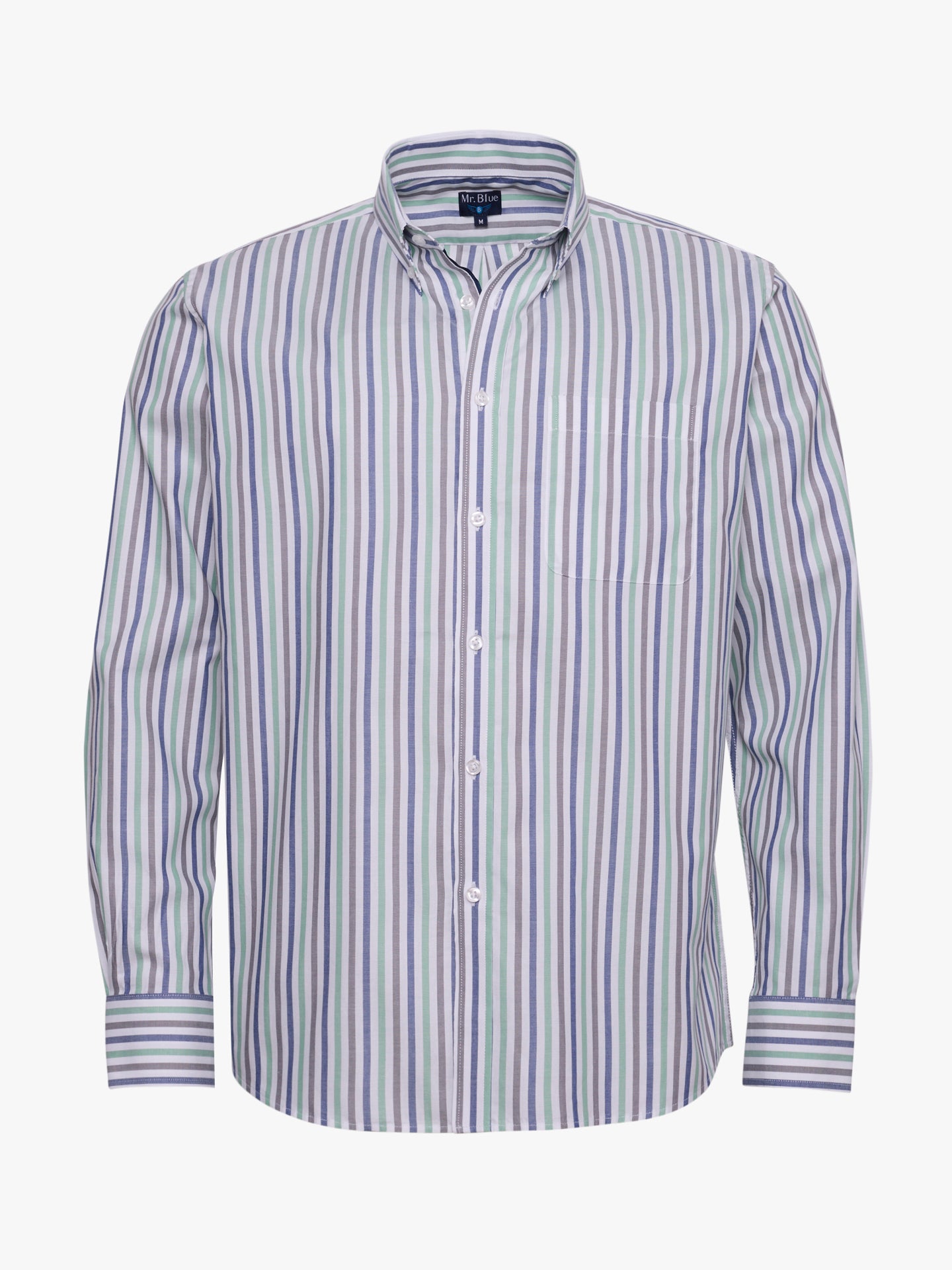 BLUE COTTON SHIRT LONG SLEEVE REGULAR FIT MR. BLUE