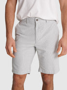 BERMUDA OXFORD VERDE REGULAR FIT MR. AZUL