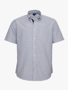 BLUE COTTON SHIRT SHORT SLEEVE REGULAR FIT MR. BLUE