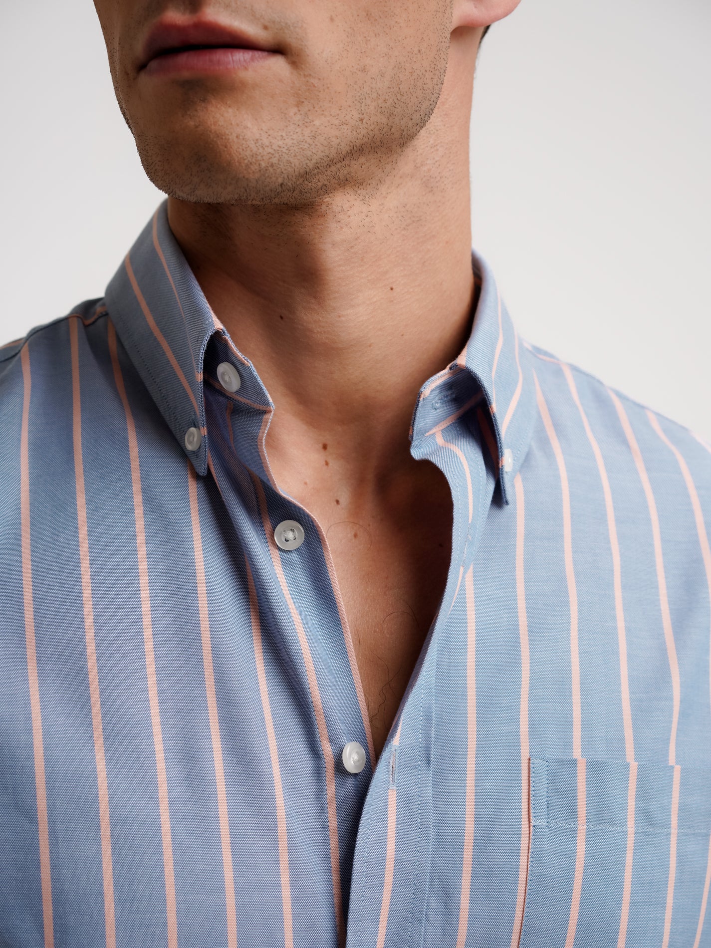 Camisa Regular Fit Oxford Azul Mr. Blue