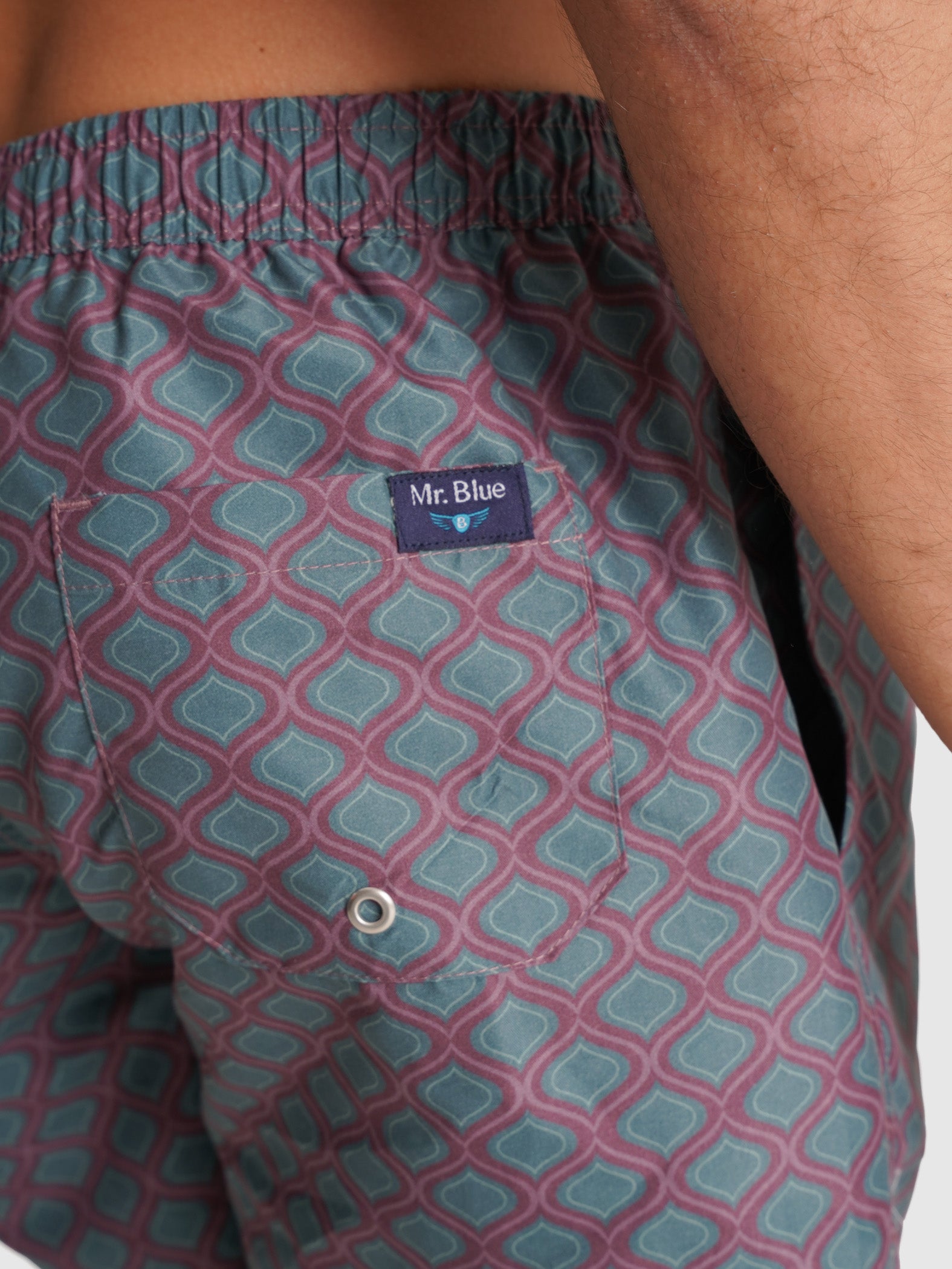 FATO BANHO VERMELHO REGULAR FIT MR. BLUE