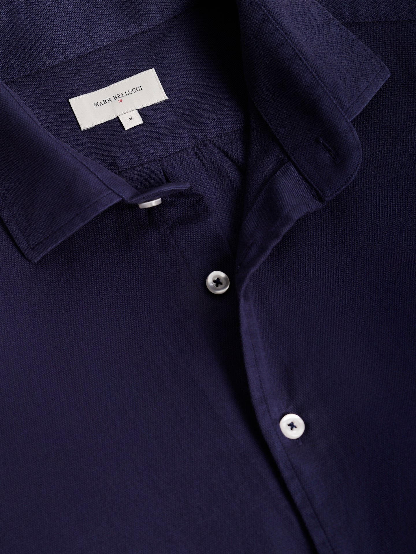 BLUE LONG SLEEVE REGULAR FIT SHIRT MARK BELLUCCI