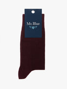 Meias Lã Bordeaux Regular Fit Mr. Blue