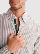 GREEN REGULAR FIT MR SHIRT. BLUE
