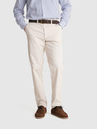 CALÇAS TWILL BEGES REGULAR FIT MR. BLUE