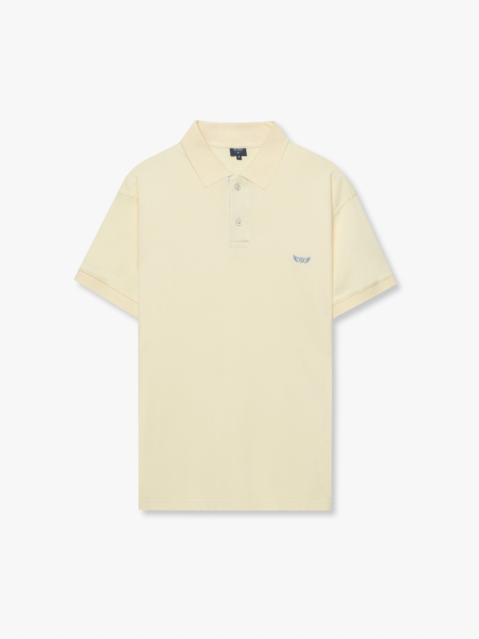 POLO PIQUET AMARILLO MANGA CORTA REGULAR FIT MR. AZUL