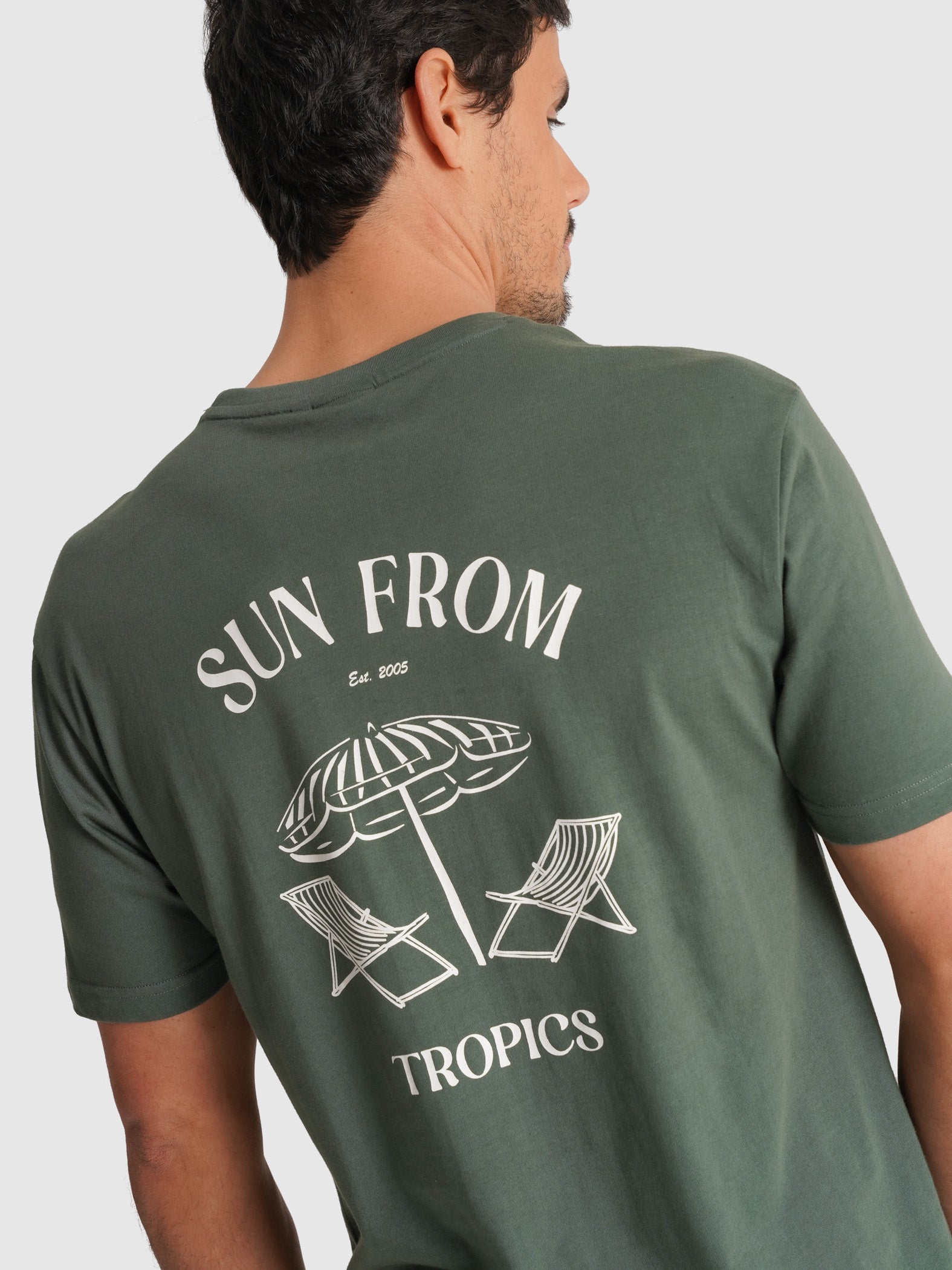 CAMISETA VERDE MANGA CORTA REGULAR FIT MR. AZUL