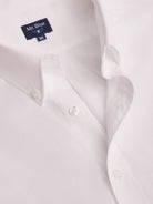 WHITE COTTON SHIRT LONG SLEEVE REGULAR FIT MR. BLUE