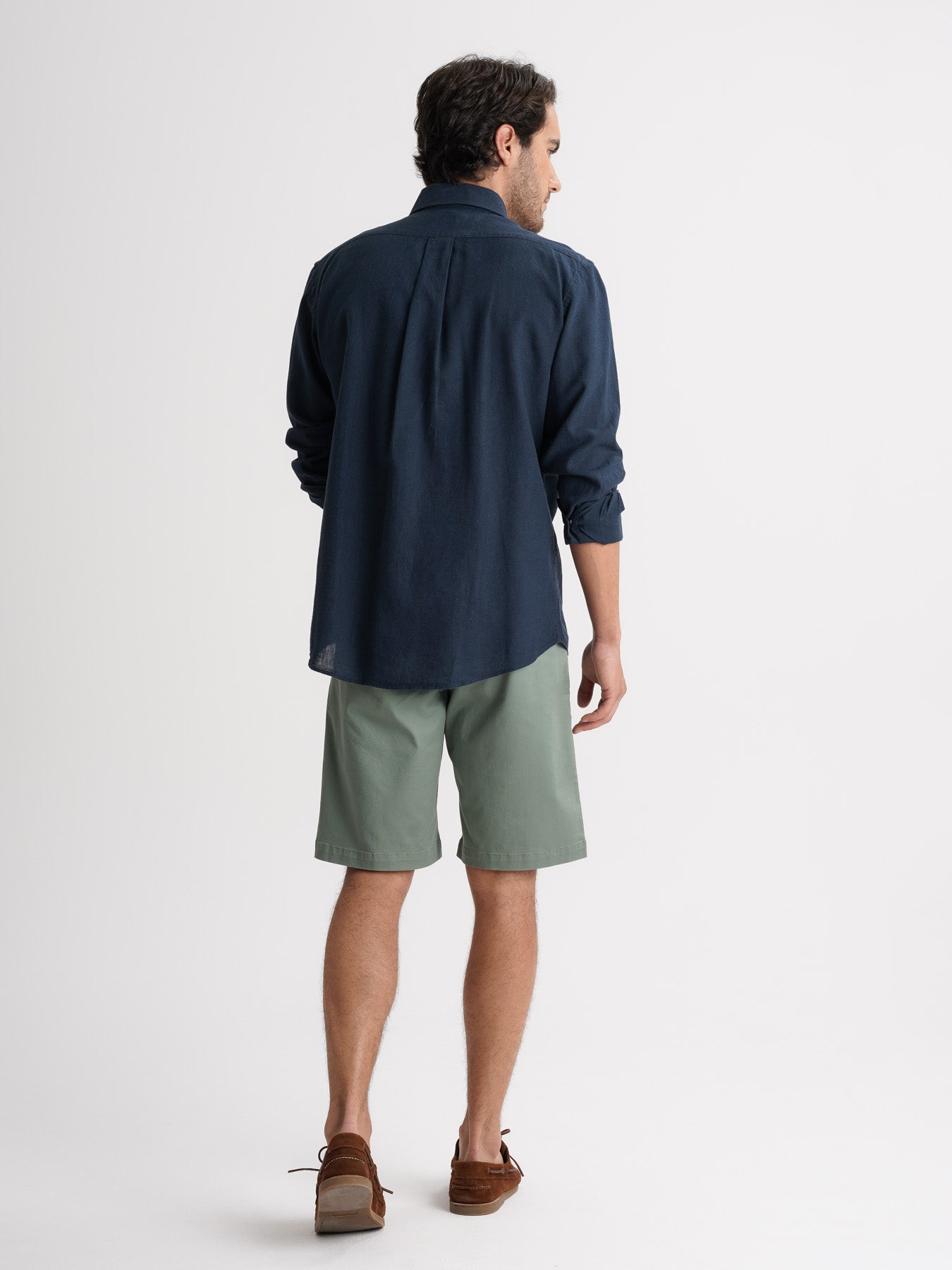 Regular Fit Blue Linen Shirt Mr. Blue