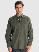 CAMISA MR VERDE REGULAR FIT. AZUL