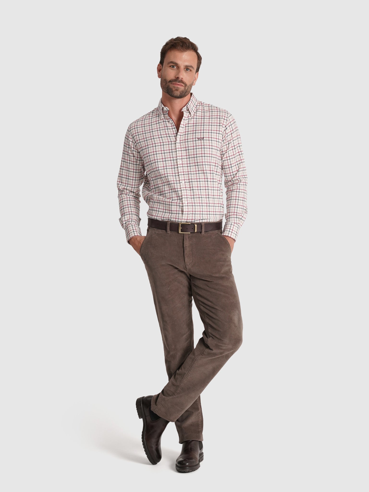 Camisa Vayella Azul Manga Comprida Regular Fit Mr. Blue