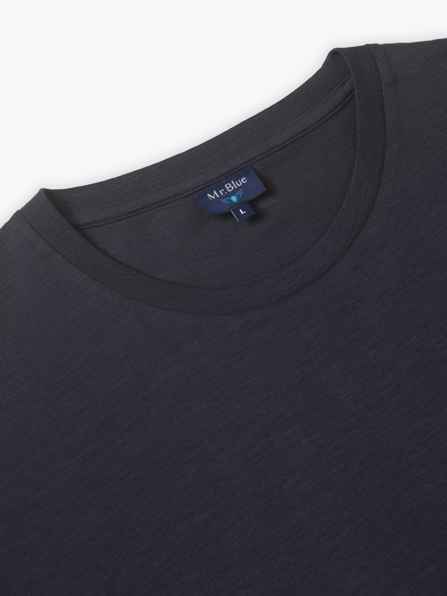 BLUE T-SHIRT SHORT SLEEVE REGULAR FIT MR. BLUE