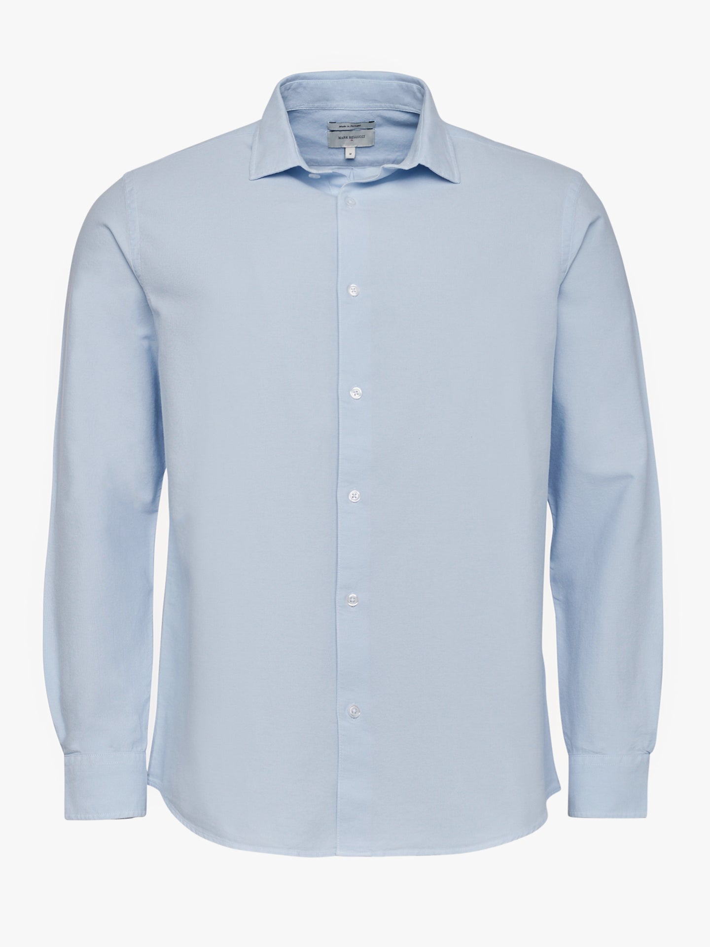 CAMISA REGULAR FIT MANGA LARGA AZUL MARK BELLUCCI