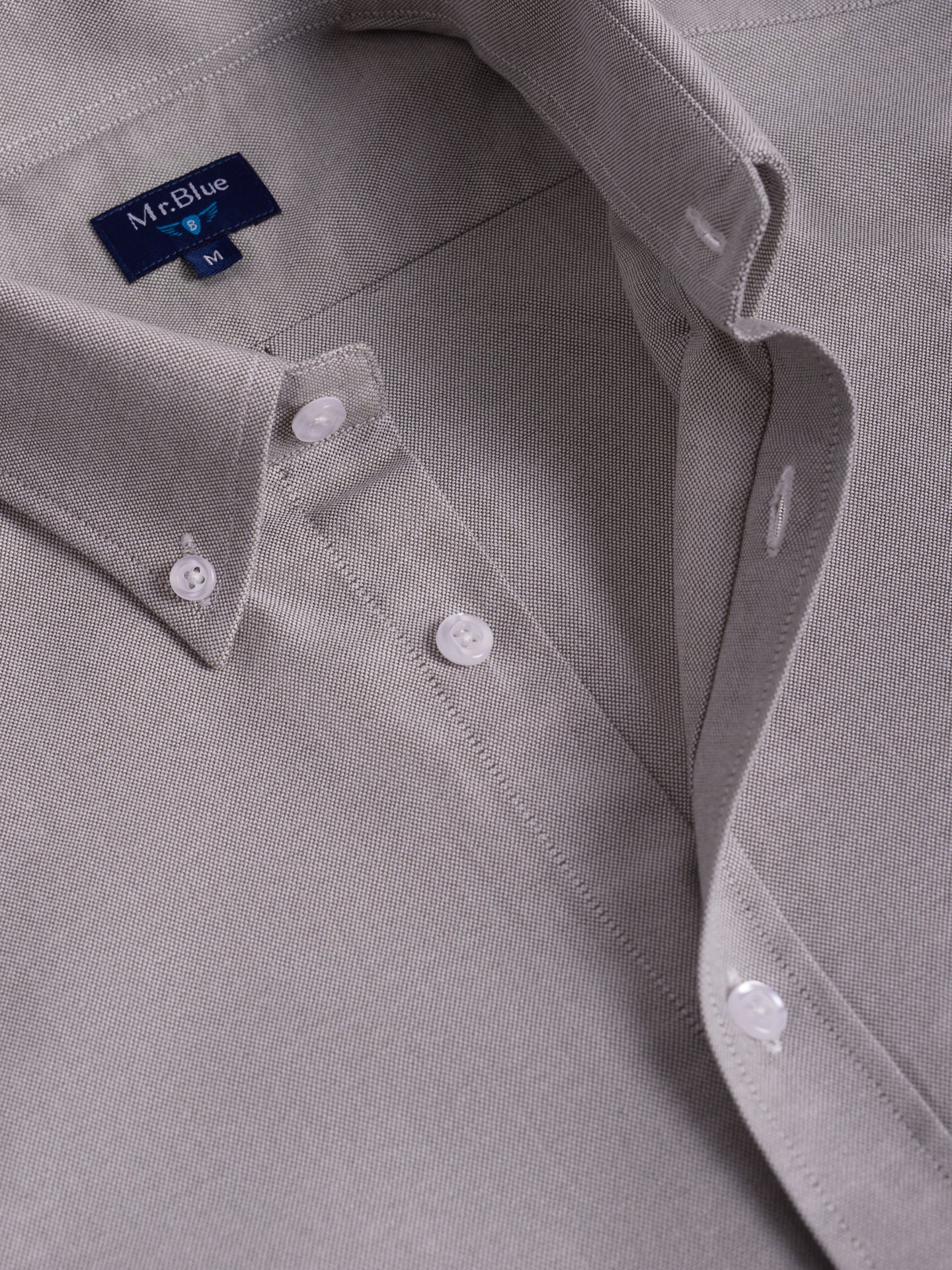 GREEN REGULAR FIT MR SHIRT. BLUE