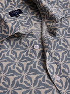 Camisa Regular Fit Lino Azul Mr. Blue