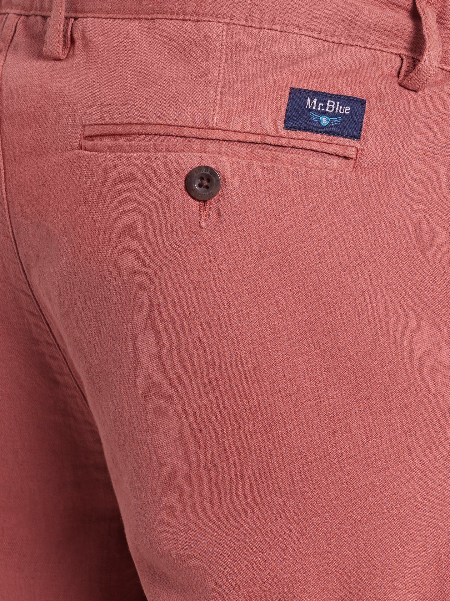 Pantalones rosas de corte regular Mr. Blue
