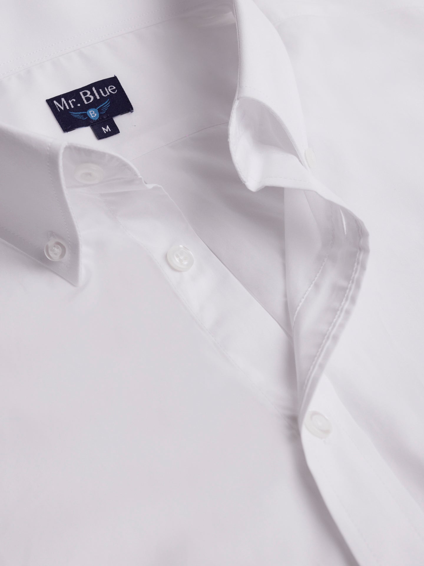 CAMISA MR BLANCA SLIM FIT. AZUL