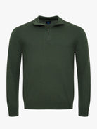 PULLOVER FINO VERDE COM COTOVELEIRA REGULAR FIT MR. BLUE