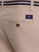 CALÇAS ALGODÃO BEGES REGULAR FIT MR. BLUE