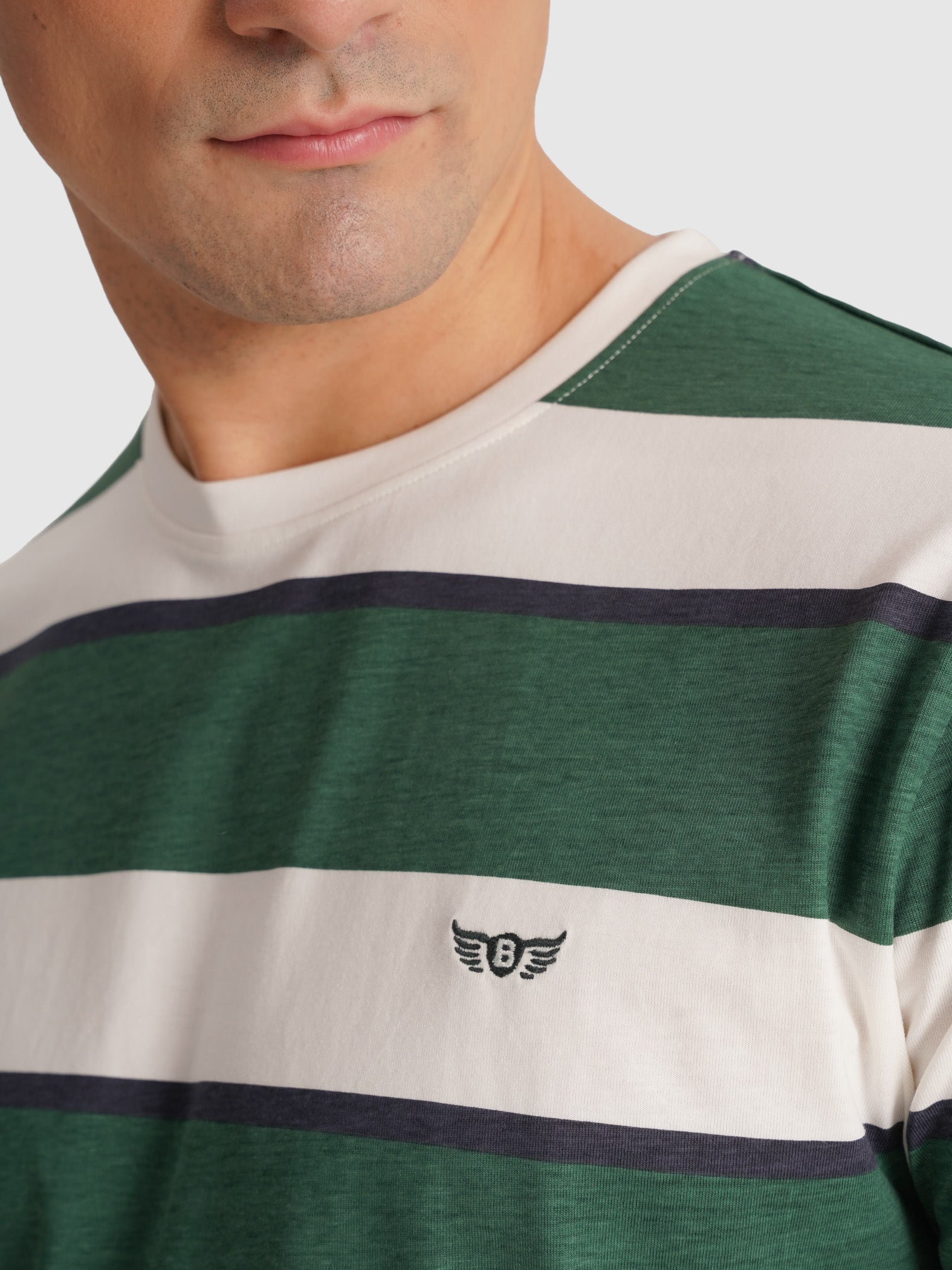 CAMISETA VERDE MANGA CORTA REGULAR FIT MR. AZUL