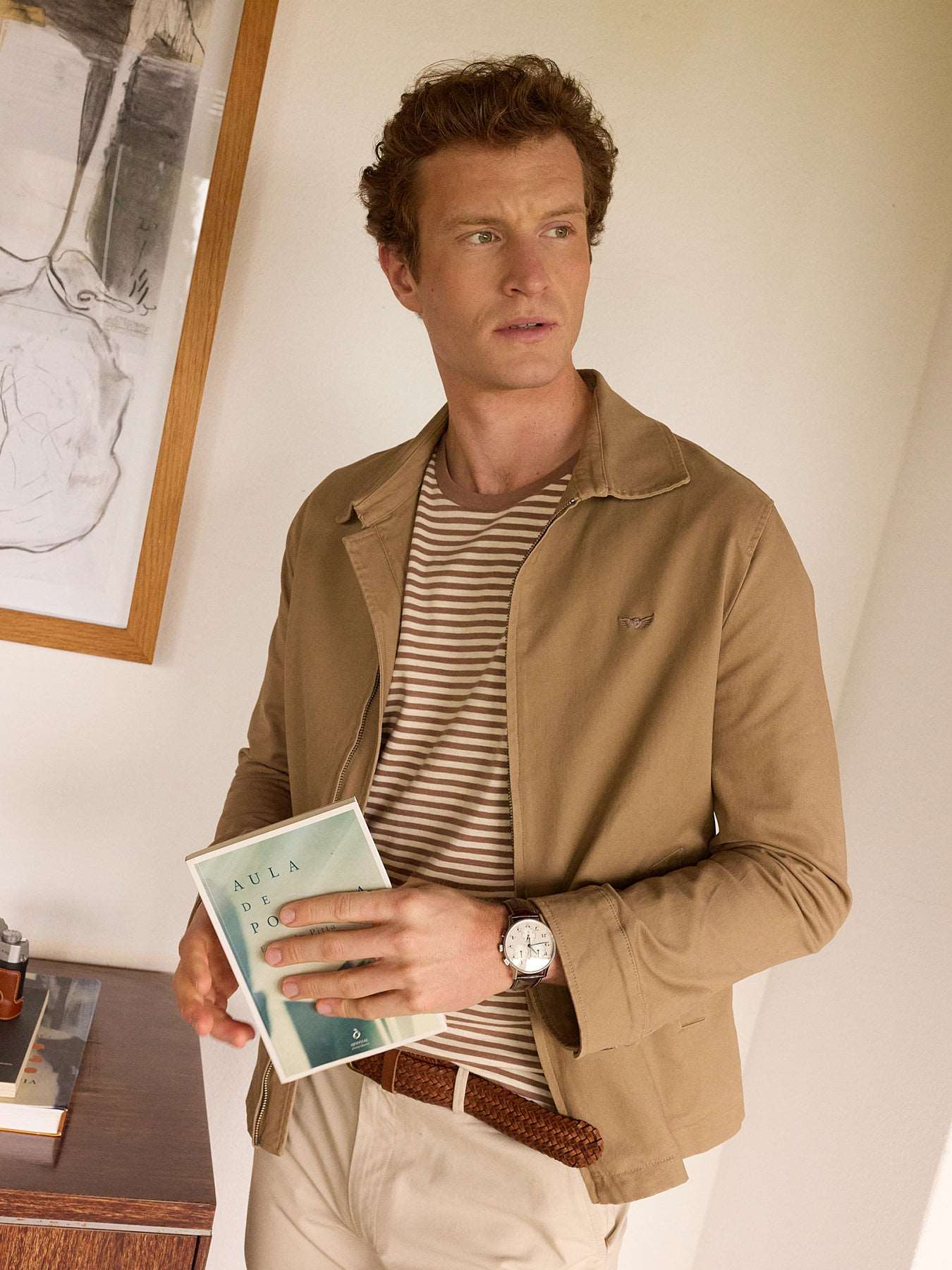 Blusão Bege Mr. Blue