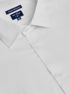 Camisa Algodão Branca Manga Comprida Classic Fit Mr. Blue