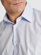 CAMISA POPELINE AZUL MANGA COMPRIDA CLASSIC FIT MR. BLUE