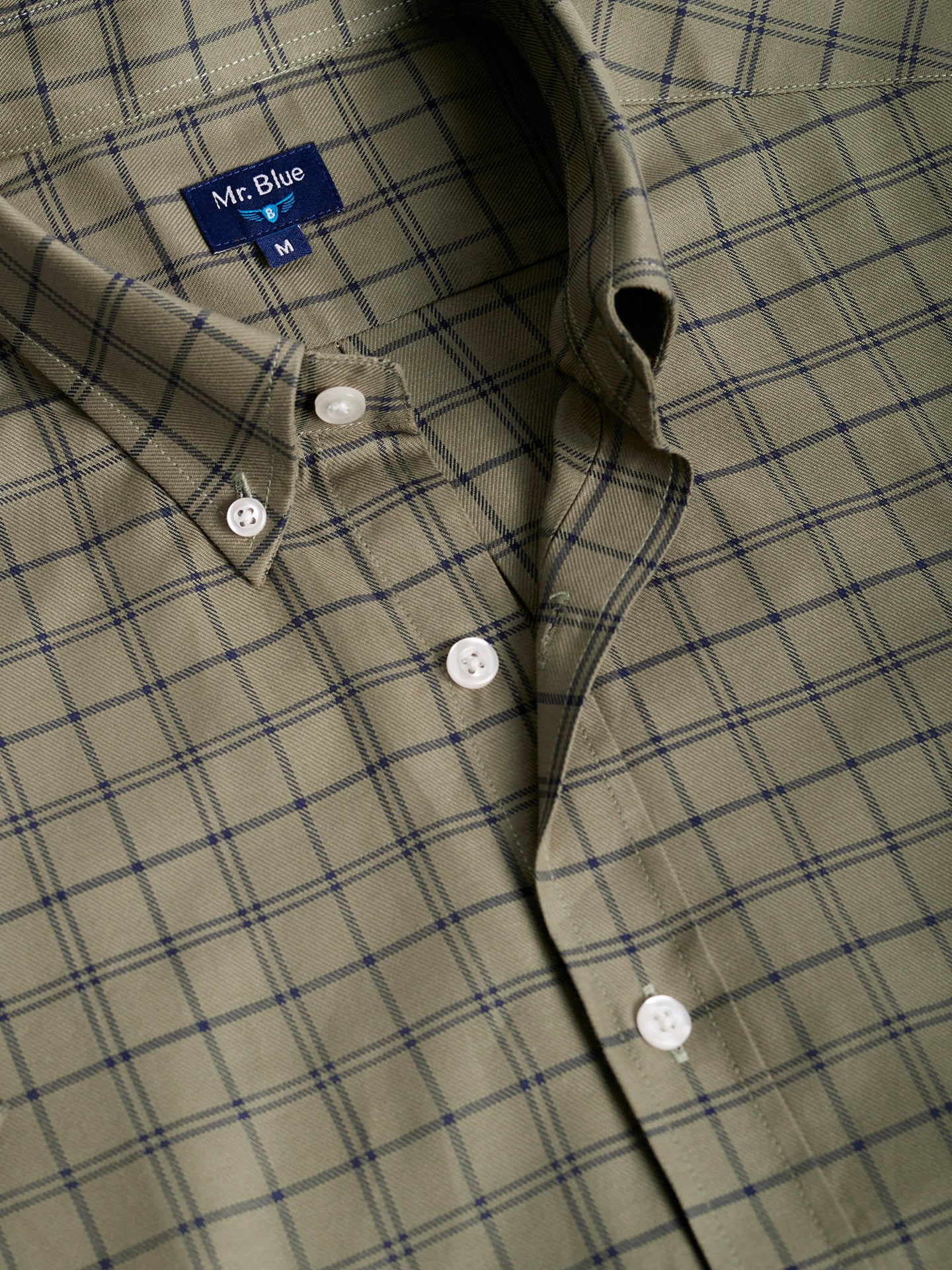CAMISA MR VERDE REGULAR FIT. AZUL