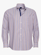 CAMISA MR BLANCA REGULAR FIT. AZUL