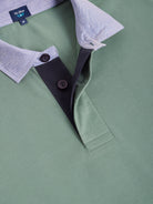 Rugbie Regular Fit Liso Verde Mr. Blue